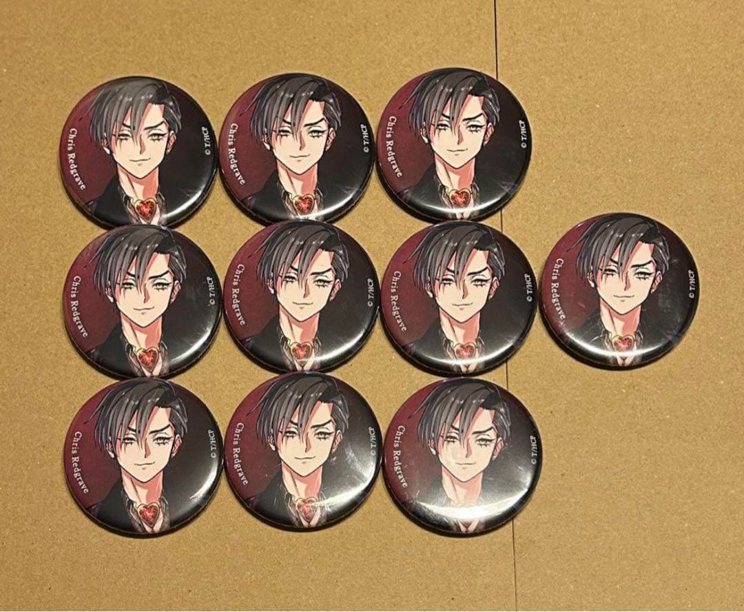 HIGH CARD ハイカード クリス ベースヤード 缶バッジ 10個セット