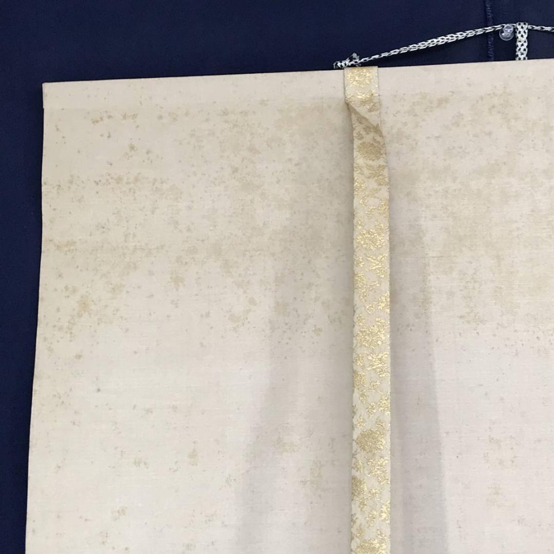 真作/朝見香城/樹間啄木鳥図/キツツキ/花鳥図/掛軸/名家伝来/AD-877