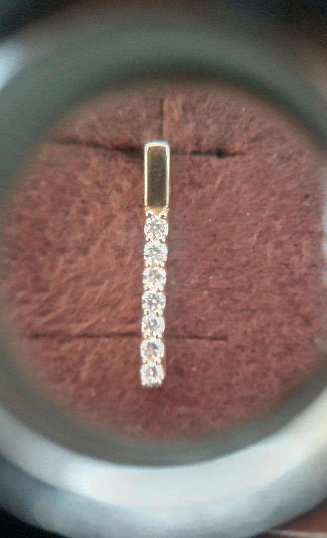 K18ダイヤモンドピアス 片耳用