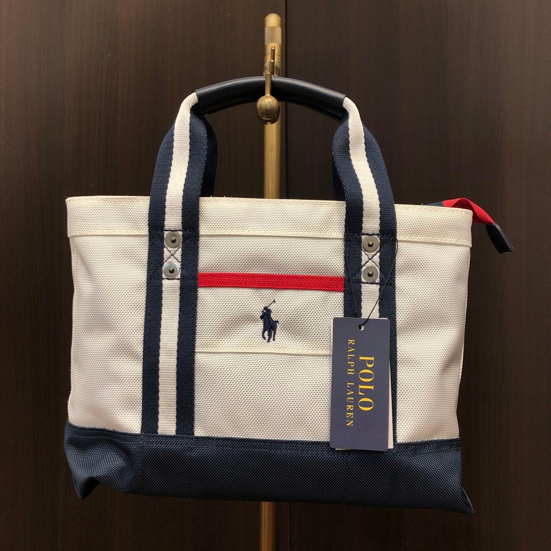 【新品】ポロ ラルフローレン RLZ013A ラウンドバッグ ホワイト