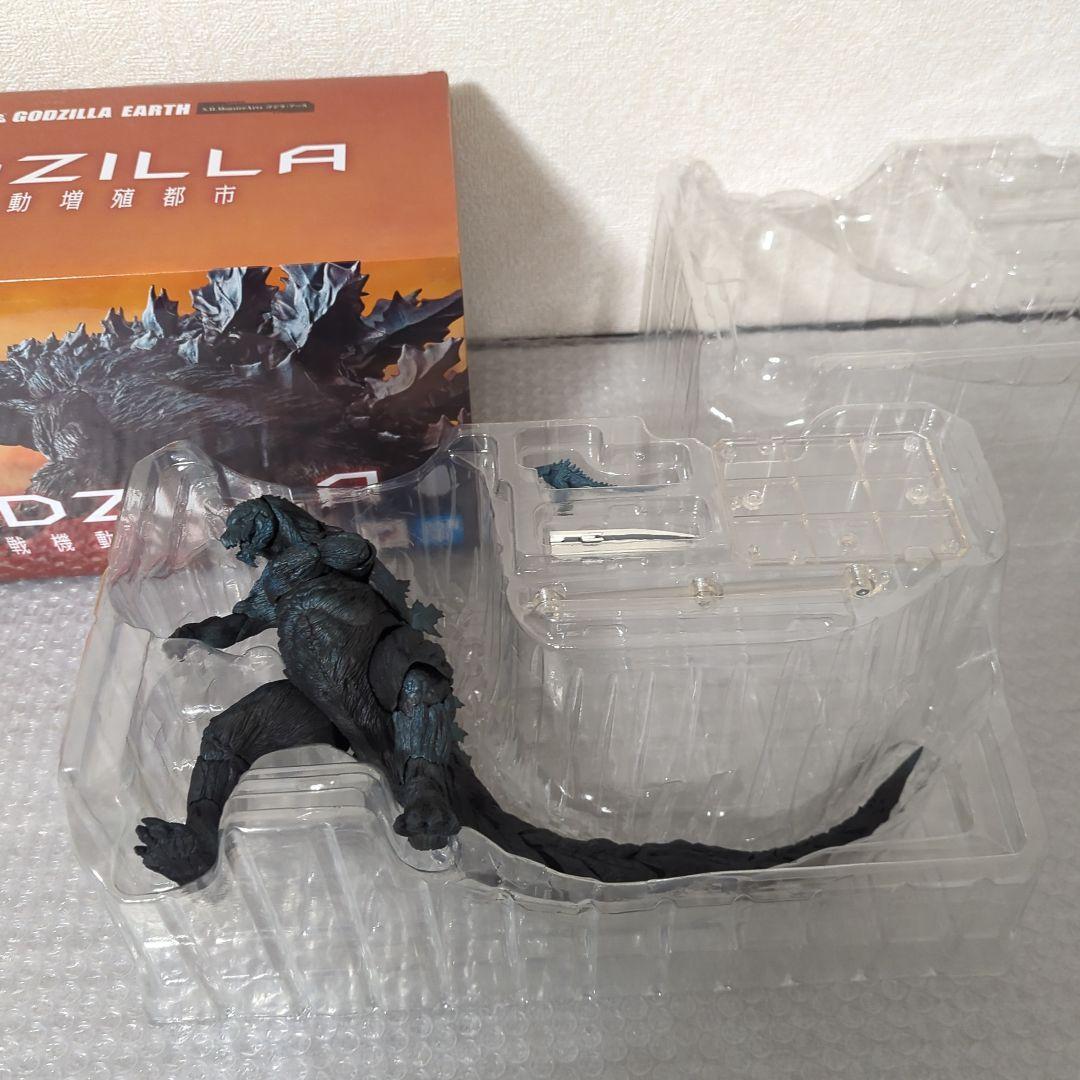〚希少〛S.H.モンスターアーツ ゴジラ・アース 決戦機動増殖都市 フィギュア