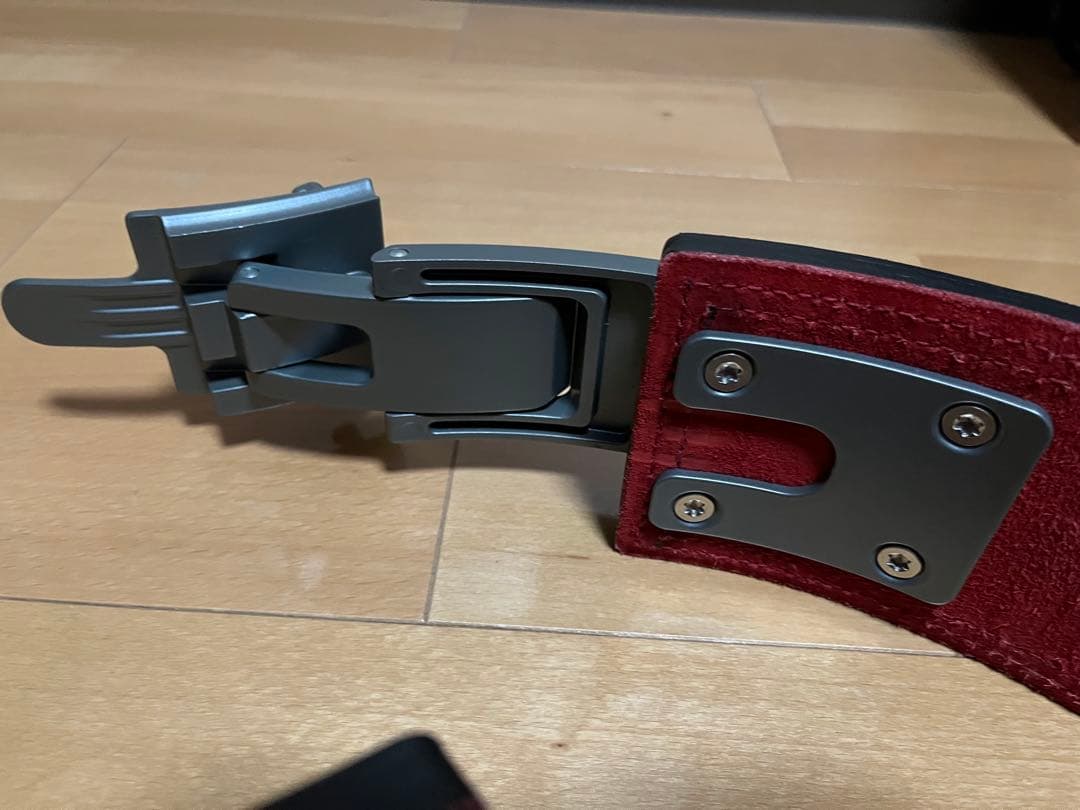 SBD パワーリフティングベルト Mサイズ 黒/赤