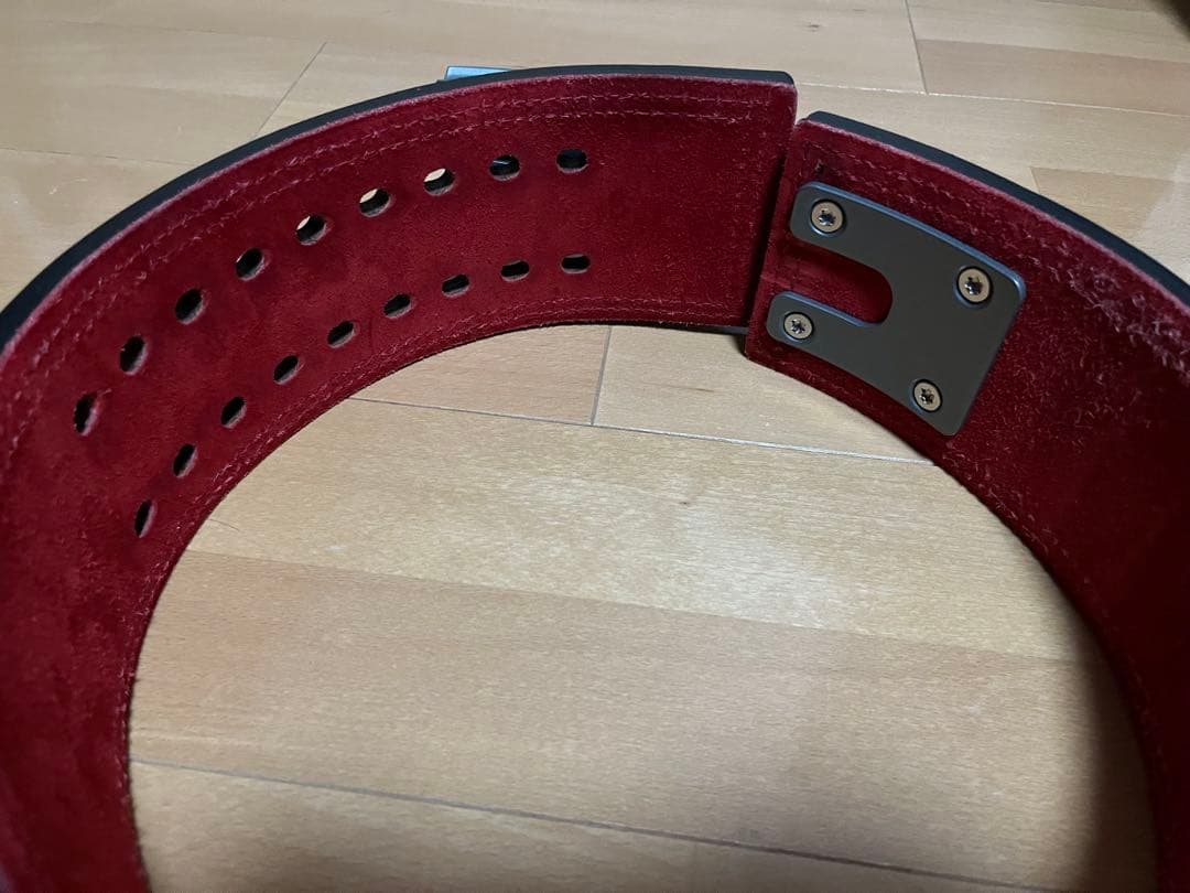 SBD パワーリフティングベルト Mサイズ 黒/赤