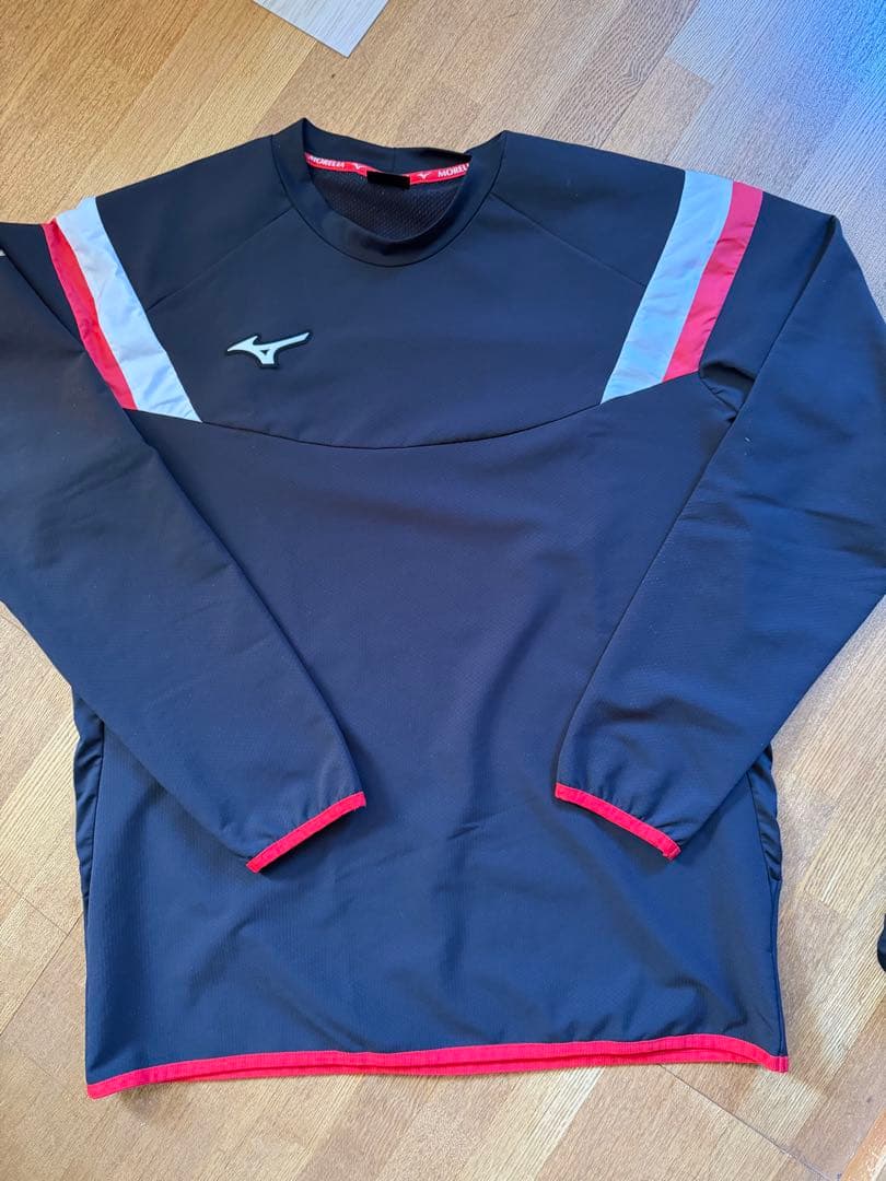 Mizuno Morelia 長袖　 2XL ブラック　上下セット