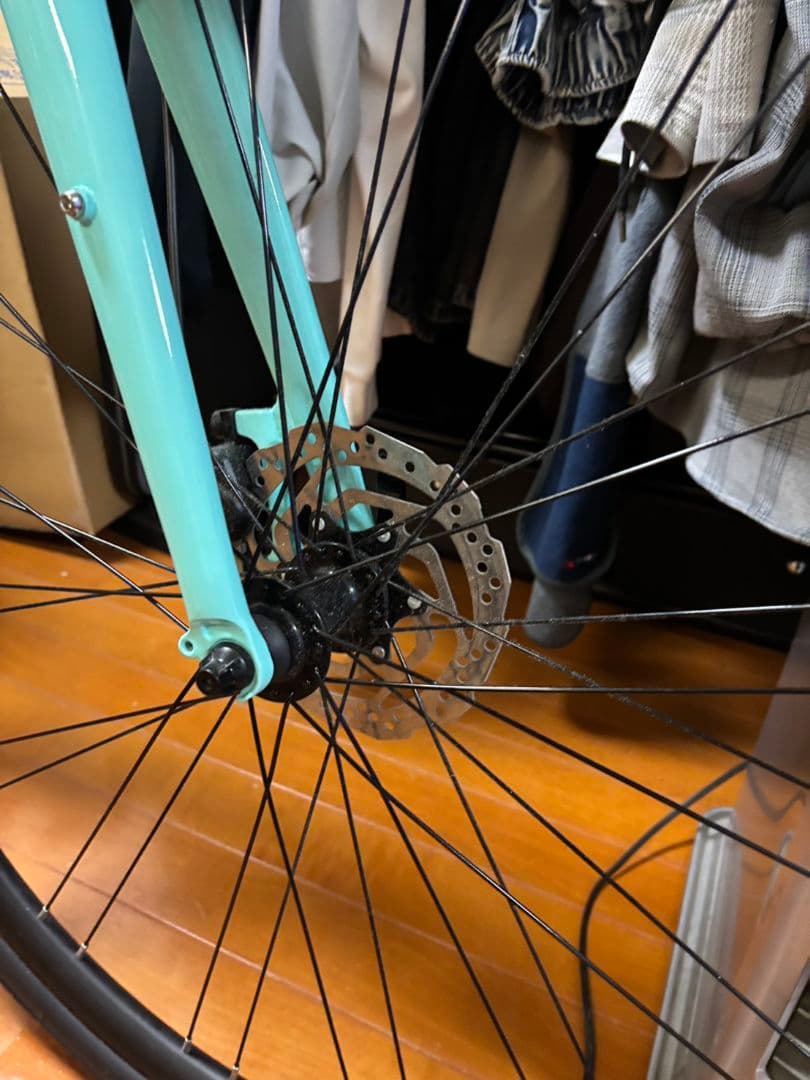 Bianchi C sports 2 油圧式ブレーキ ほぼ新品未使用 引渡し限定