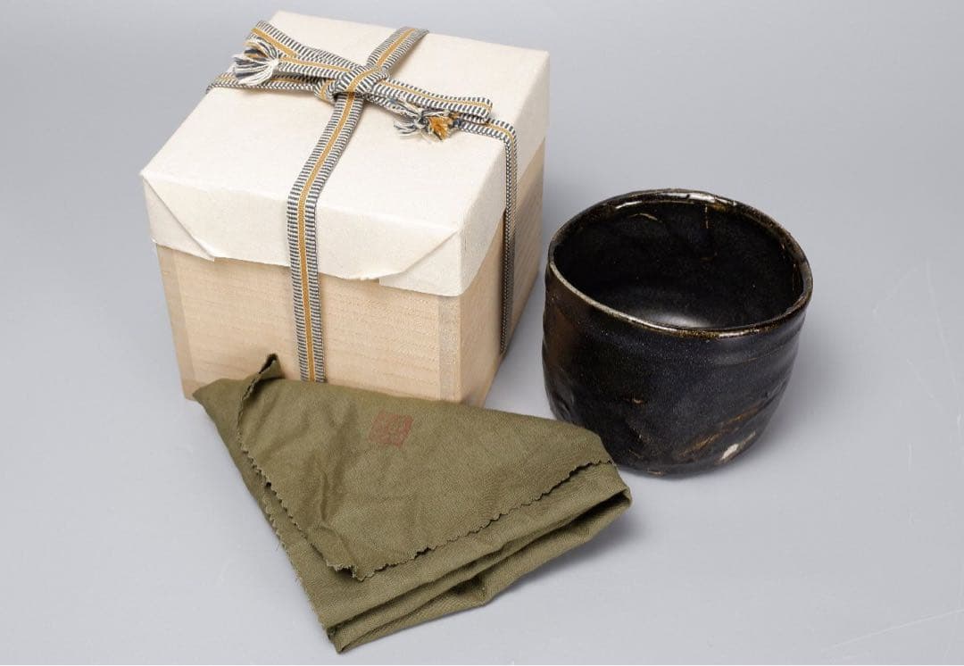 新品☆辻村塊引出黒茶碗加藤唐九郎山口真人辻村史朗加藤亮太郎荒川豊蔵堀一郎鈴木五郎