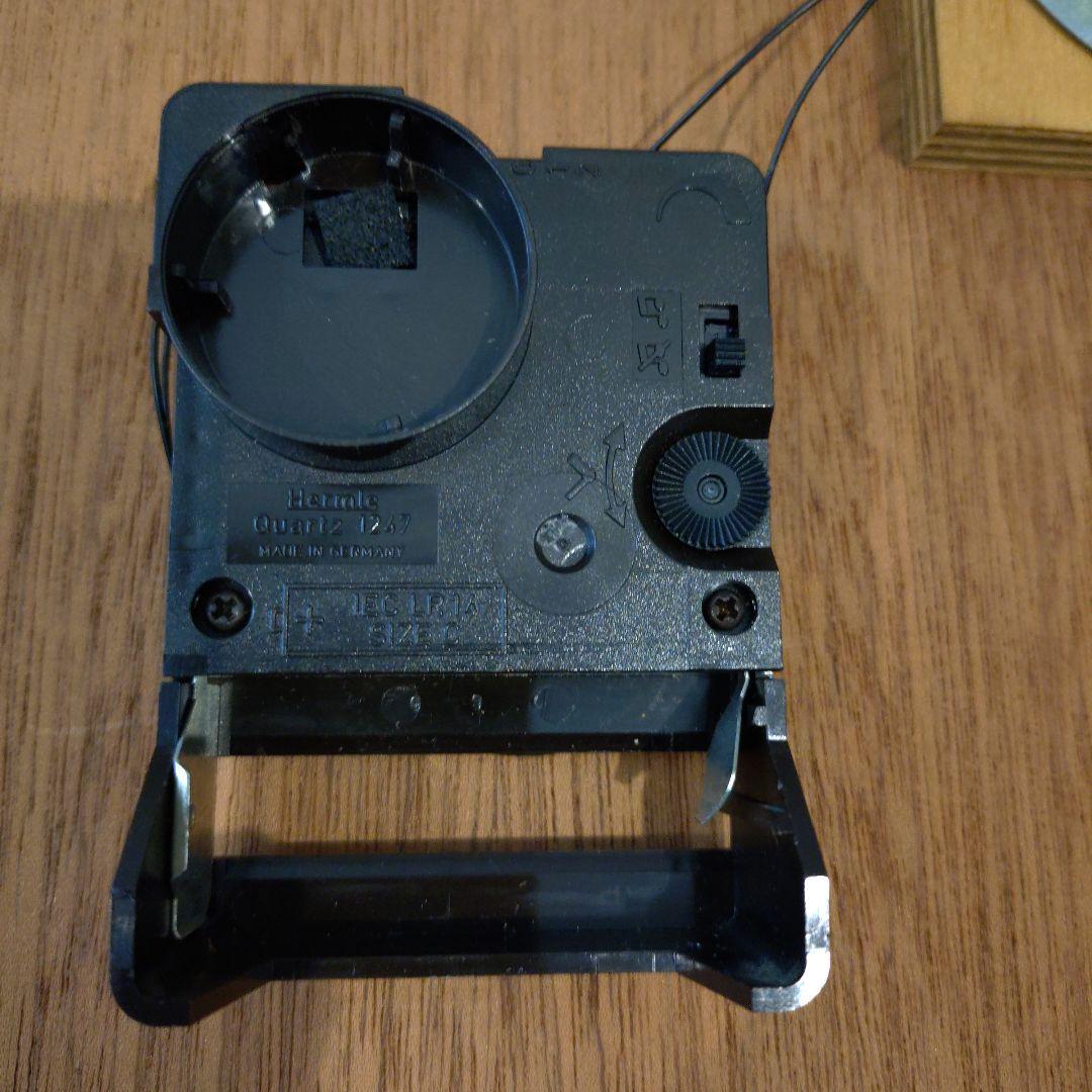 チーク材　壁掛け時計　デンマーク製　動作確認済み　1960年代　ヴィンテージ