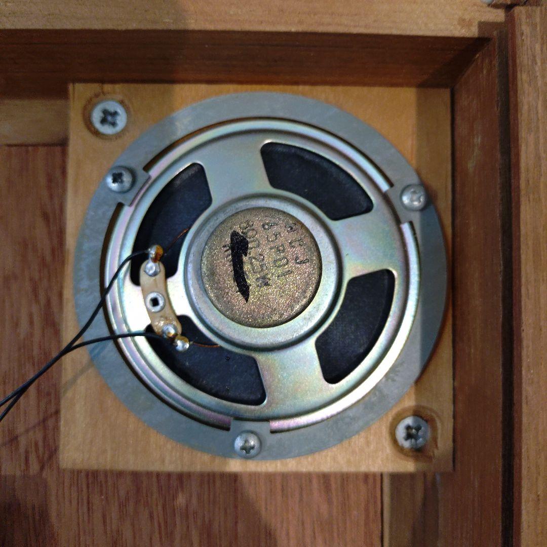 チーク材　壁掛け時計　デンマーク製　動作確認済み　1960年代　ヴィンテージ