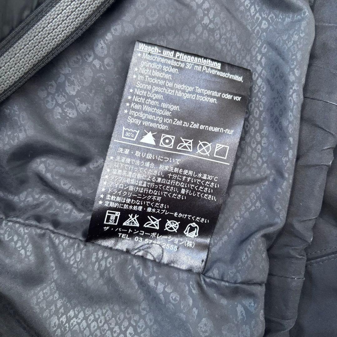 BURTON(バートン) Outlast 止水ジップ シェルジャケット　S 黒