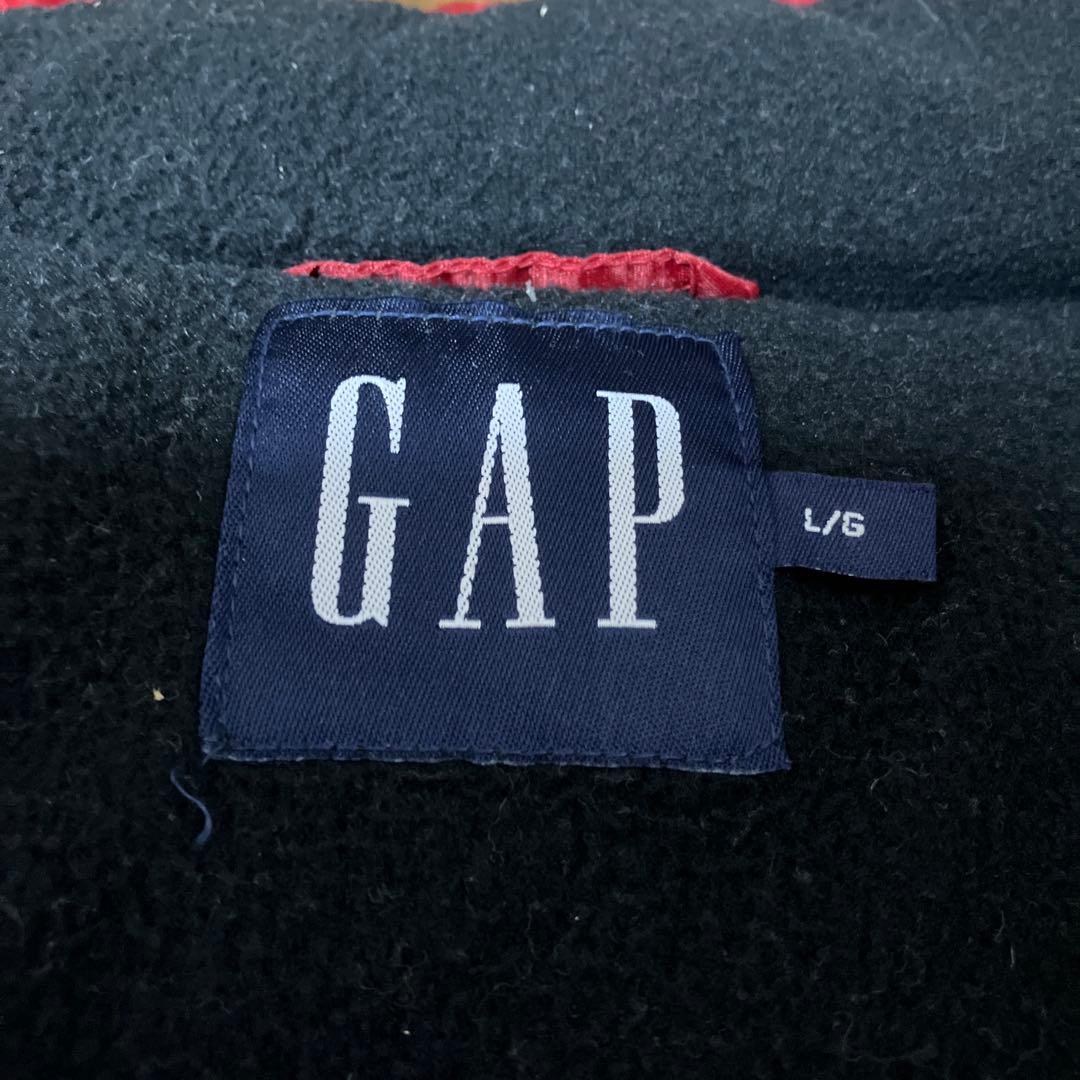 GAP ダウンジャケット164879　Lサイズ RED 裏フリース