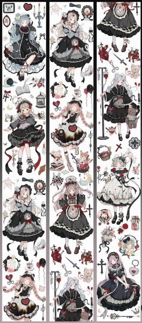 【739】最終値引き品　海外　マステ　人物　女の子