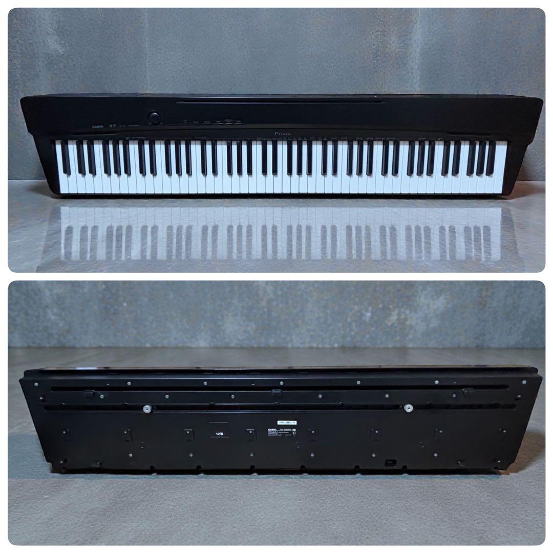 【本格派入門機】CASIO PX-135 88鍵盤 電子ピアノ　ブラック ペダル