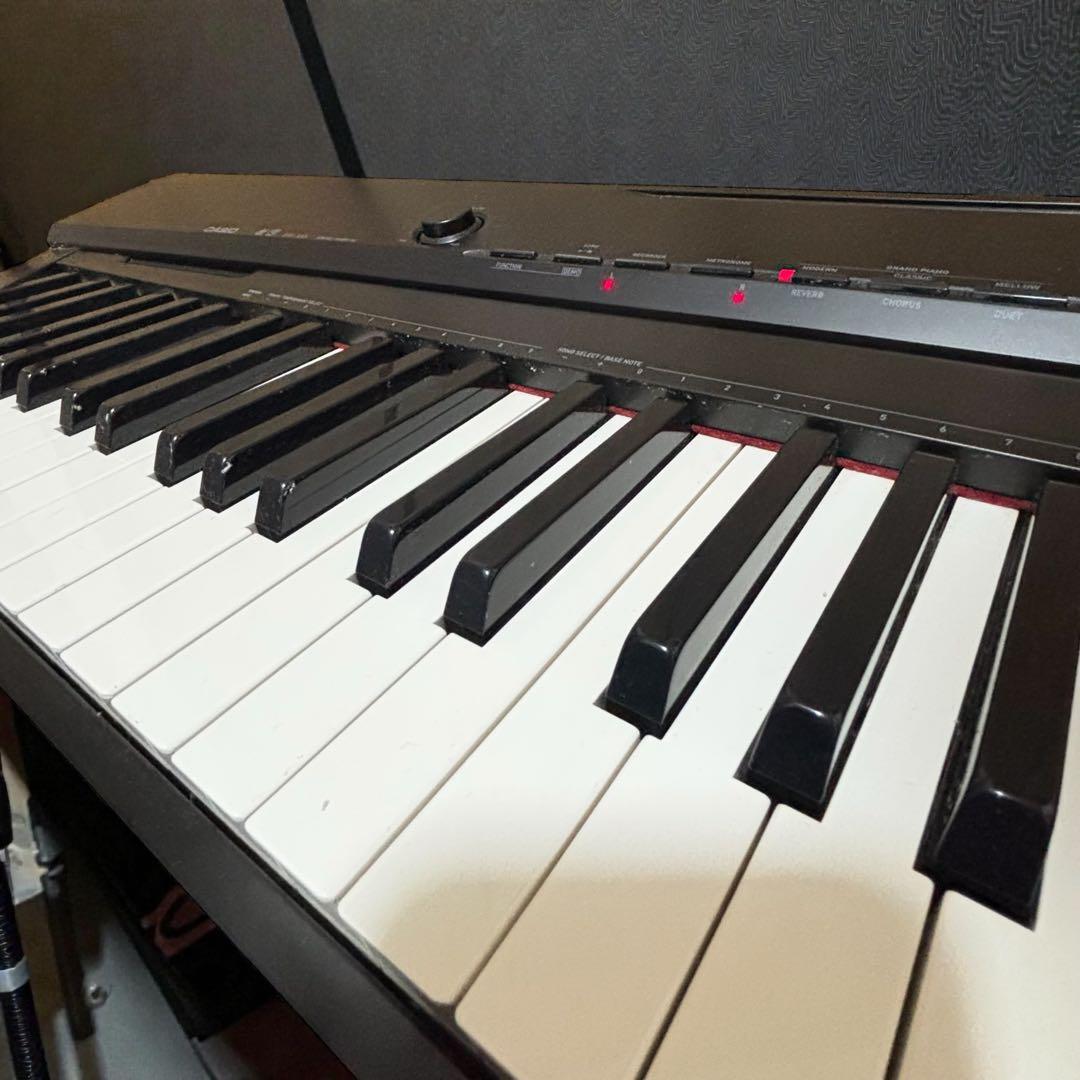 【本格派入門機】CASIO PX-135 88鍵盤 電子ピアノ　ブラック ペダル