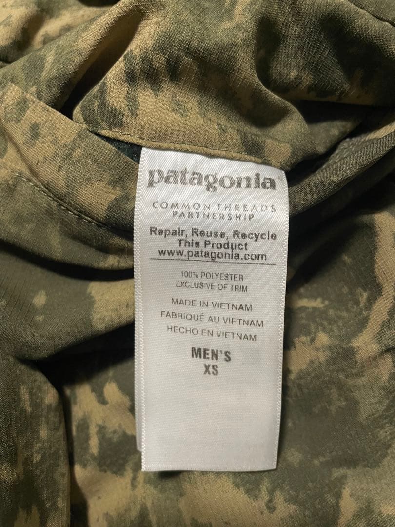 パタゴニア リバーシブル プルオーバー フリースジャケット　グリセード