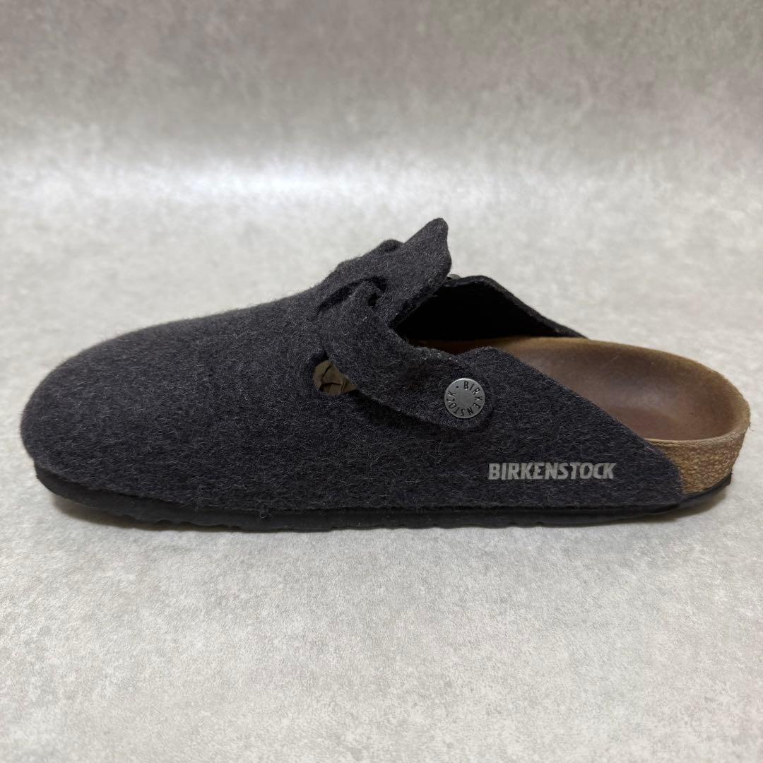 【ビルケンシュトック】ボストン　ウールフェルト クロッグサンダル　24cm