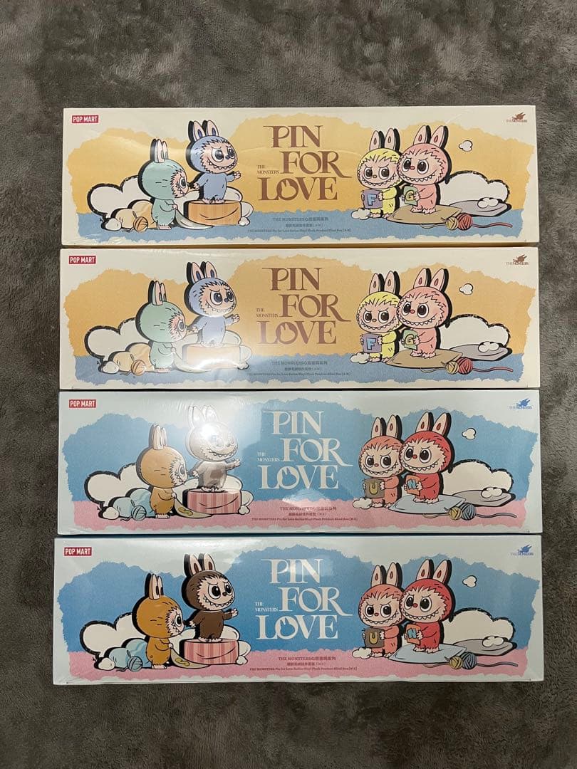 ラブブ PIN FOR LOVE ぬいぐるみ A-M アソートボックス 5box