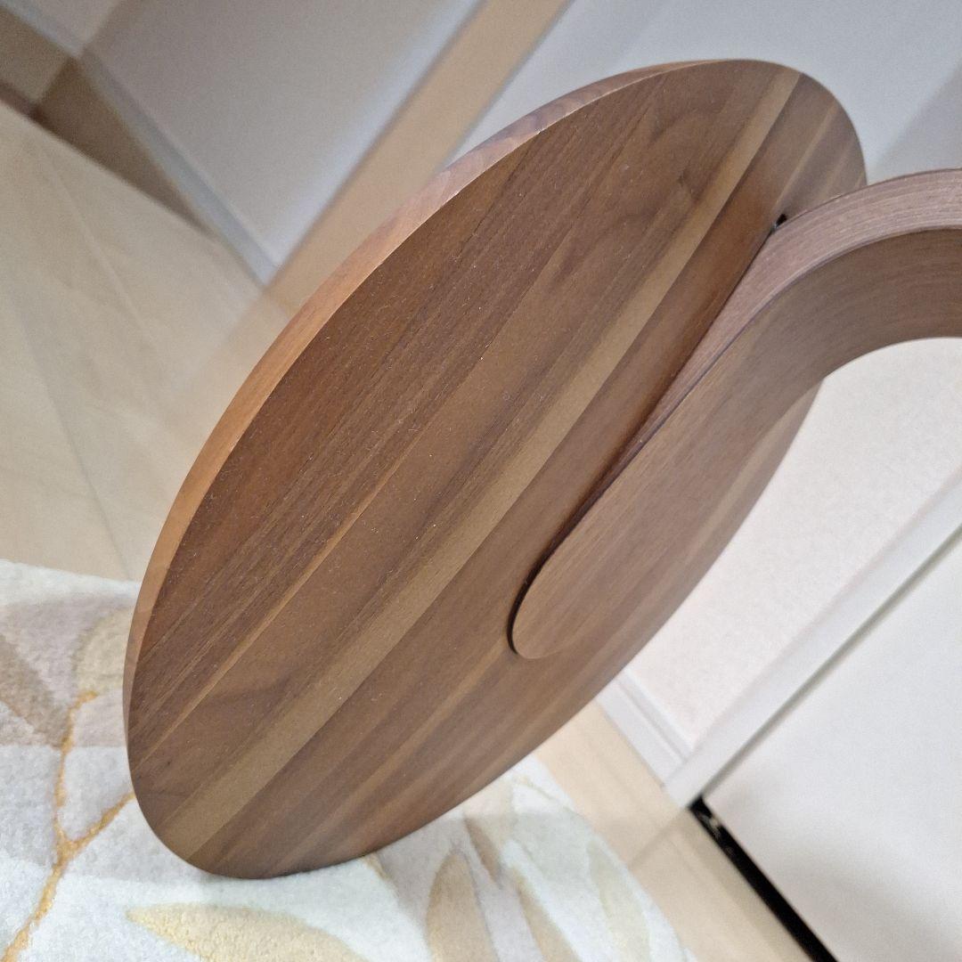 カリモク正規品 サイドテーブル TUO107 天然木ウォールナット材ナチュラル色