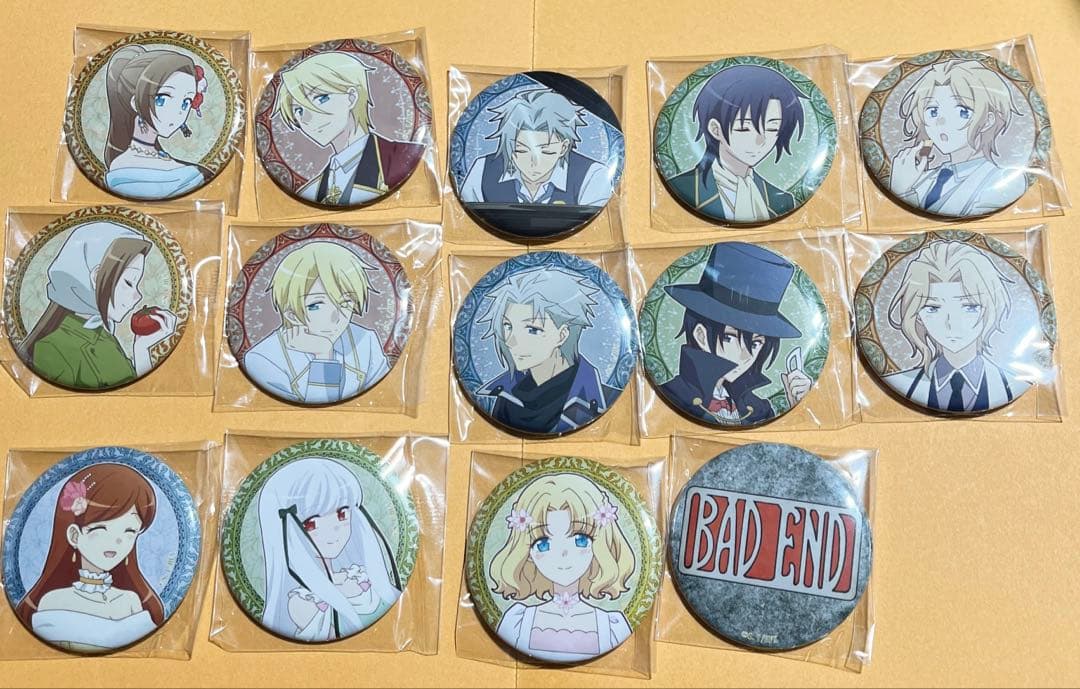 【はめふら】エンディングイラスト缶バッジ 全14種コンプリート