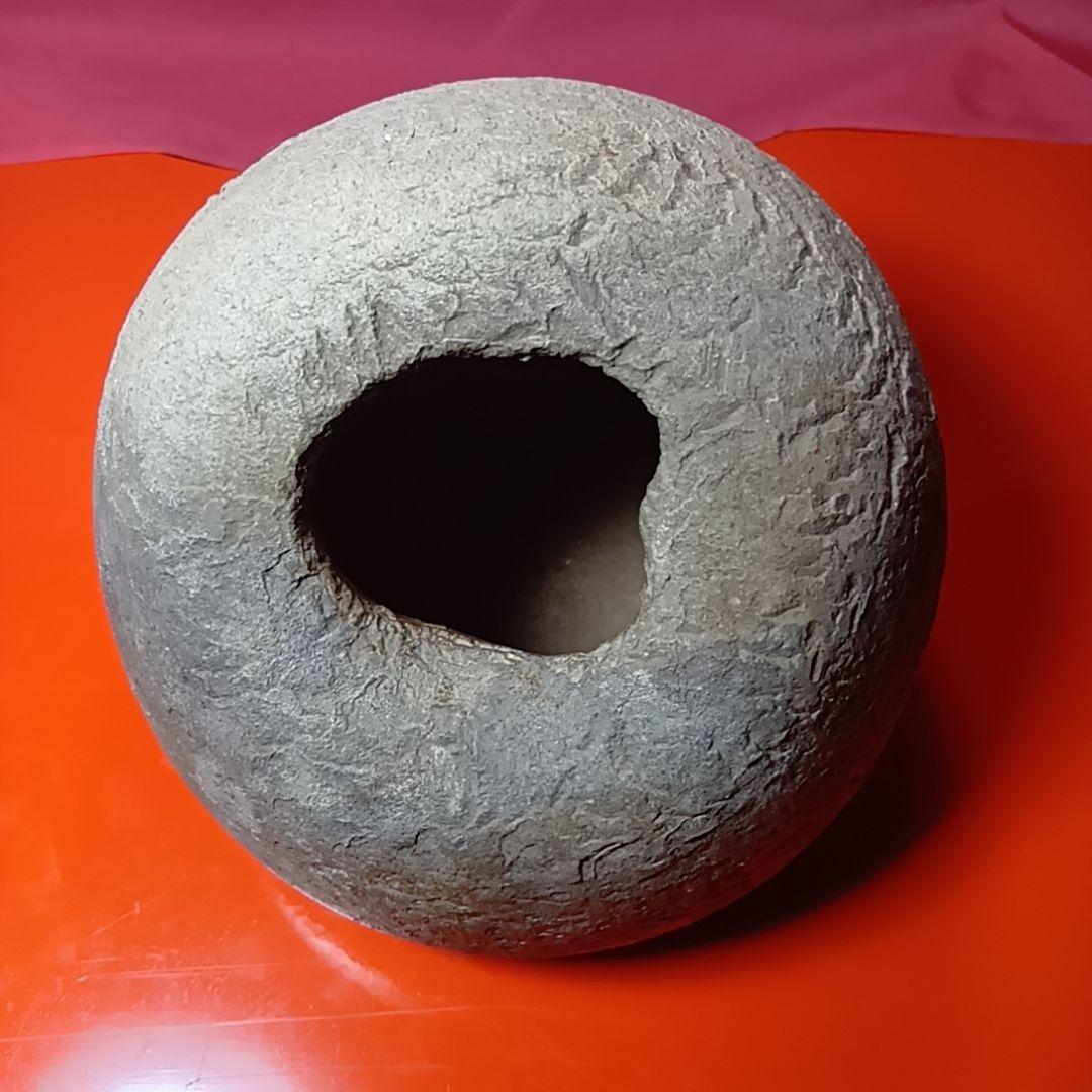 骨董品　安東利喜　花入　花器　花生　花瓶　備前壺　備前焼　希少