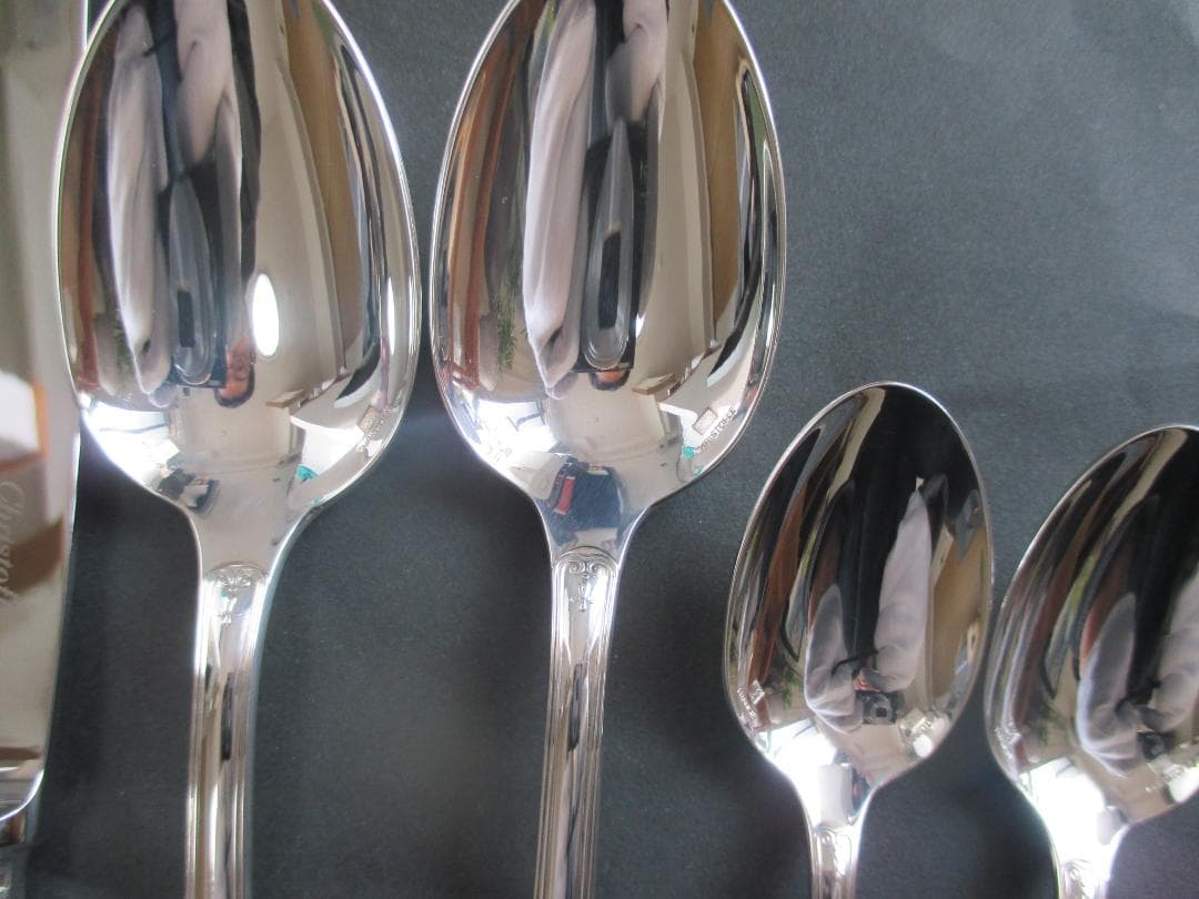 極美品☆仏蘭西高級銀器☆クリストフルシルバー カトラリー１０本セット　マルメゾン