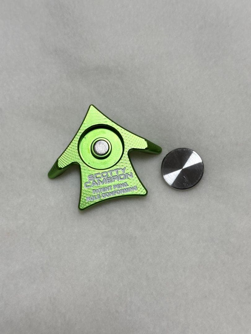 【レア！】 スコッティキャメロン ボールマーカー グリーン　ゴルフマーカー