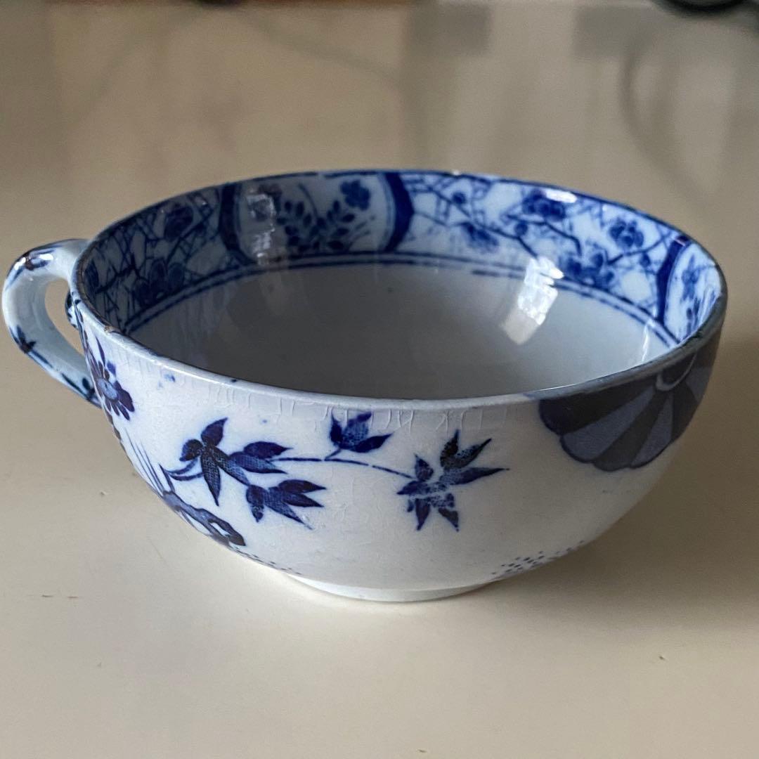 Creil et Montereau JAPONカップ&ソーサー