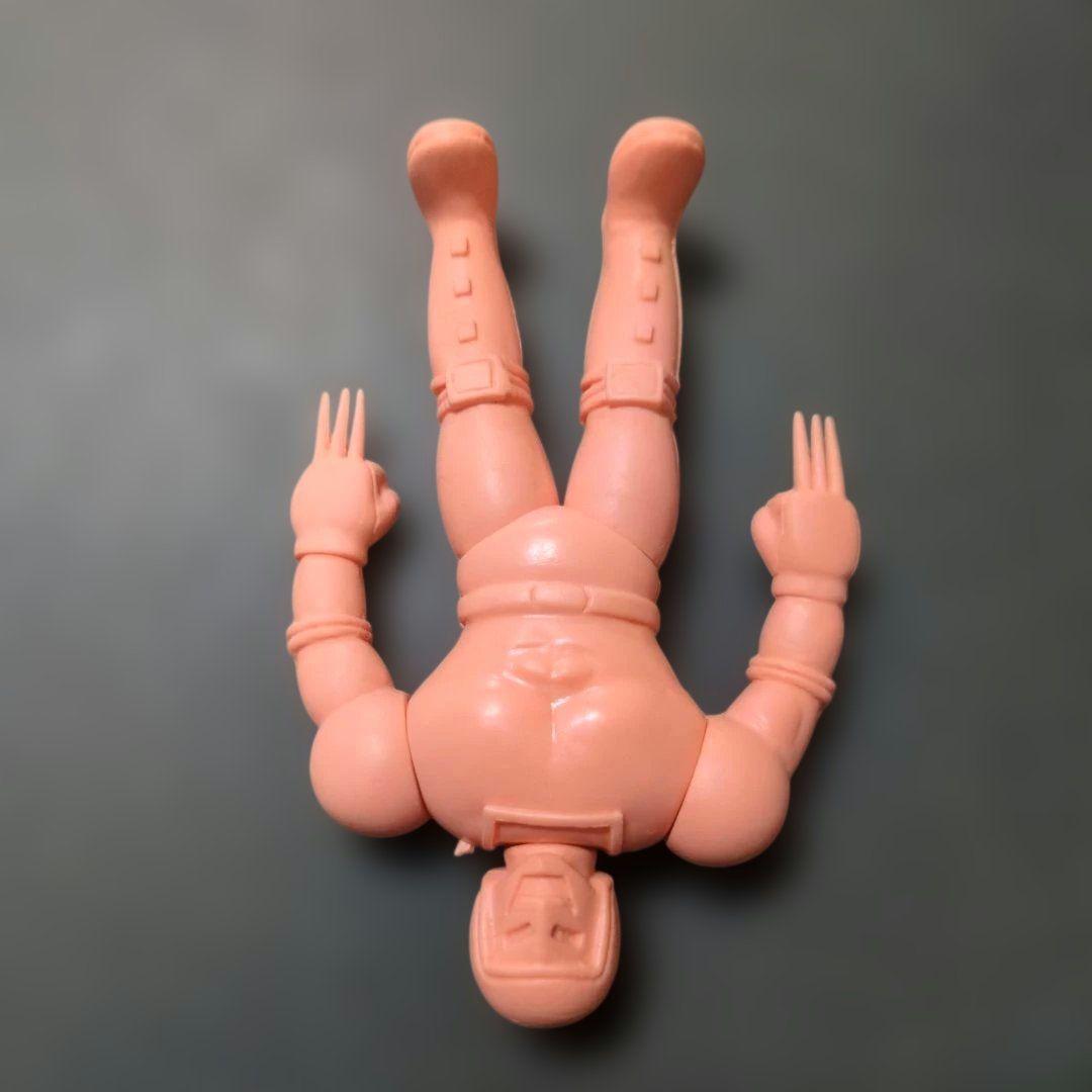 キン肉マン　キン消し　キンケシ　プラ　ストロングファイター　肌色　ウォーズマン