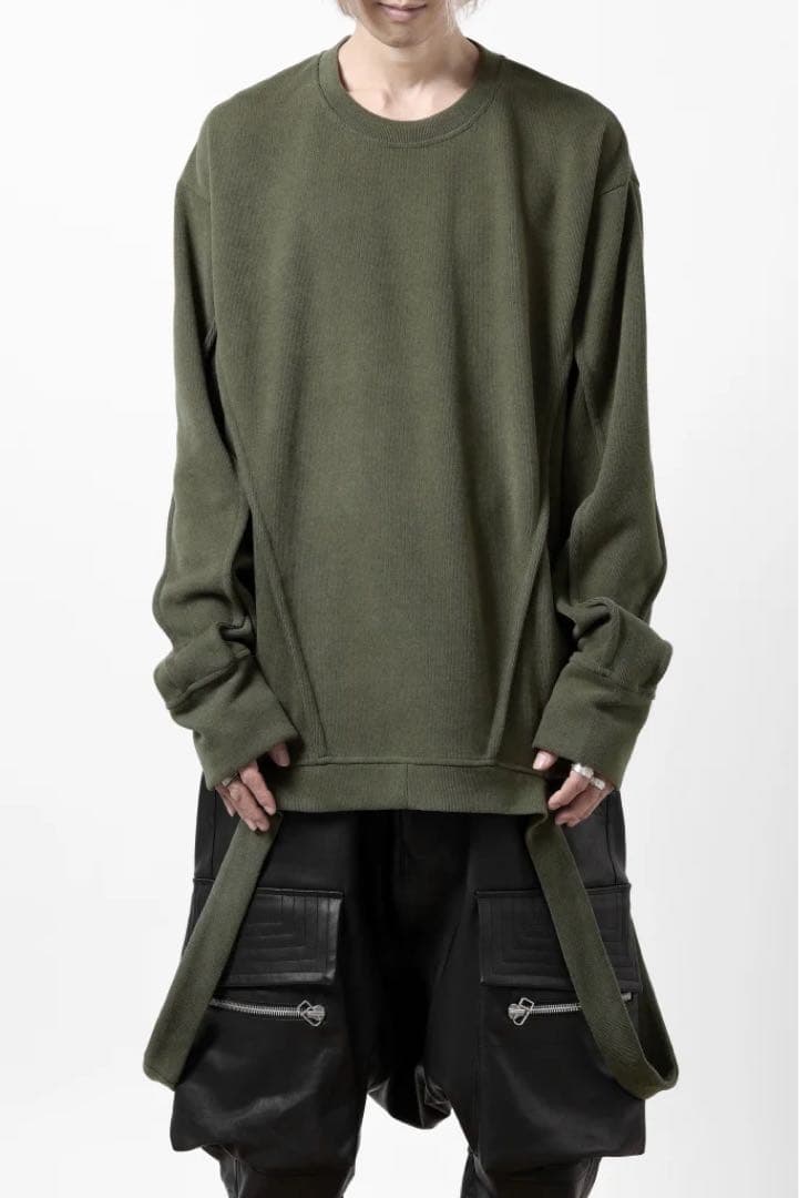 af artefactプルオーバー / ニットジャージ (KHAKI)