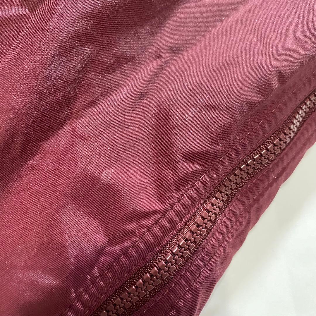 90s USA製 LLBean エルエルビーン ウォームアップ ボルドー 短丈