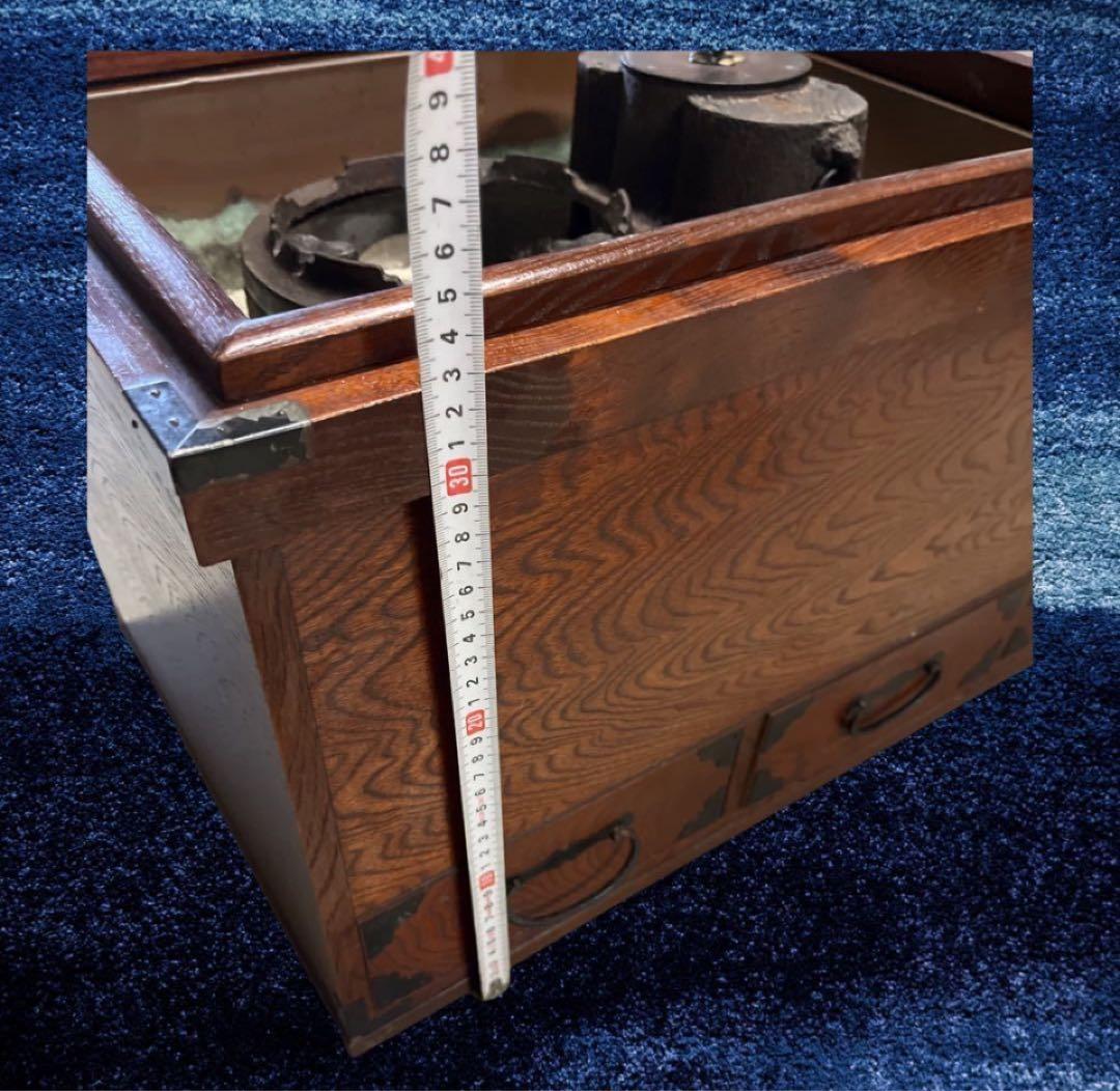 （中古品）関東火鉢、角火鉢、箱火鉢、囲炉裏、茶室、民芸、古民家。