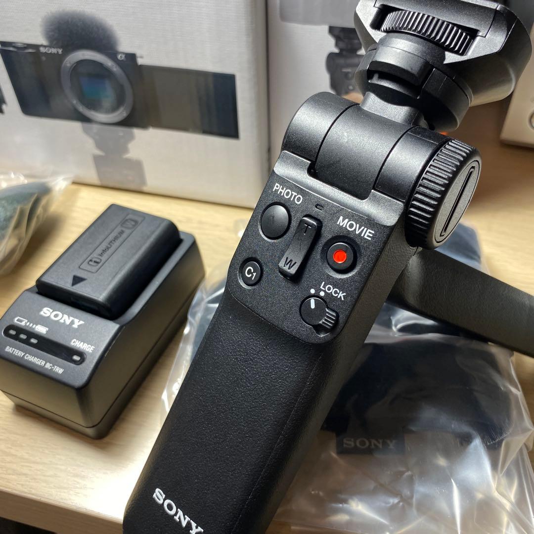 Sony ZV-E10 EPZ16-50キット シューティンググリップ　充電器付