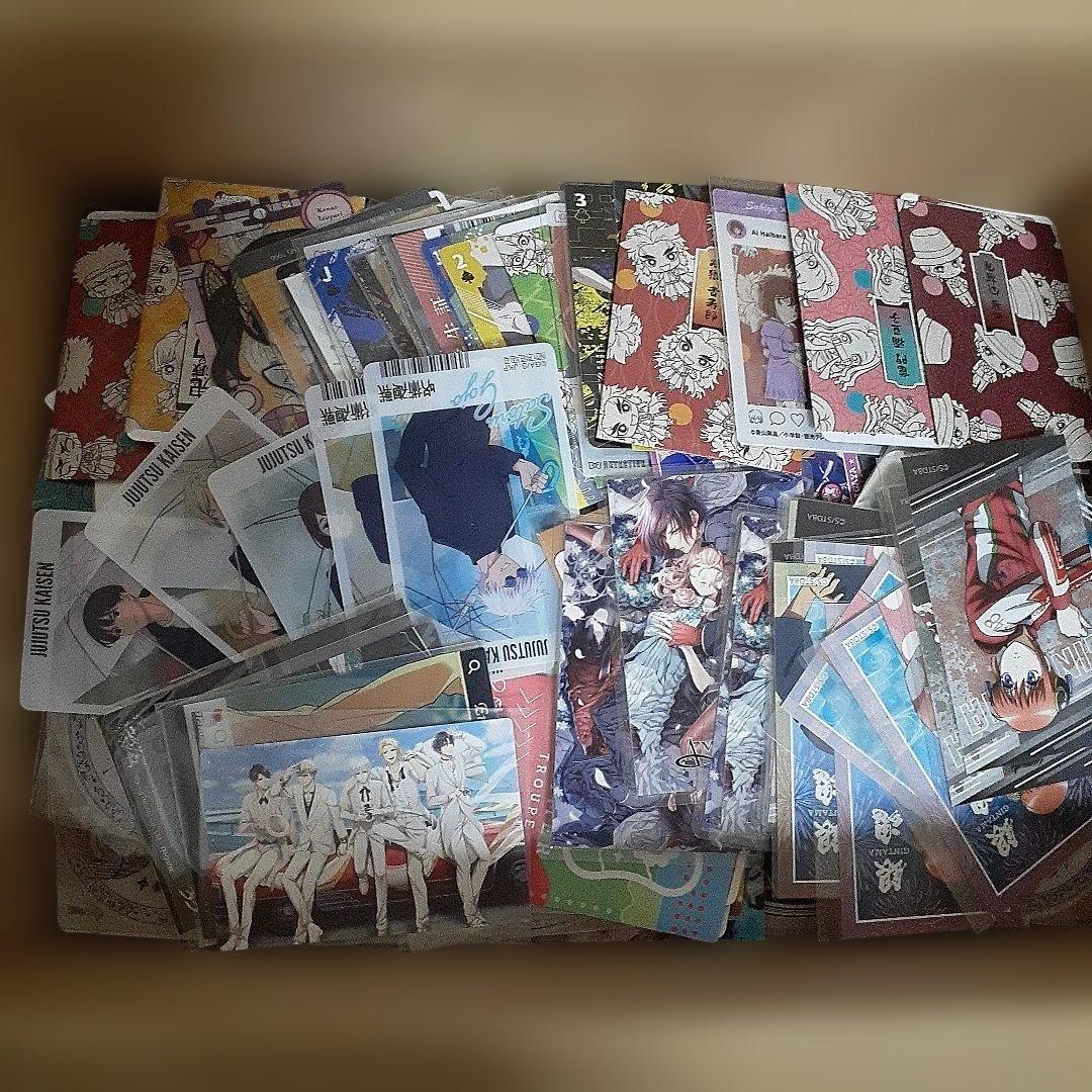 アニメ・マンガ・キャラクター　紙類　シール　ステッカー　ミニカード　まとめ売り