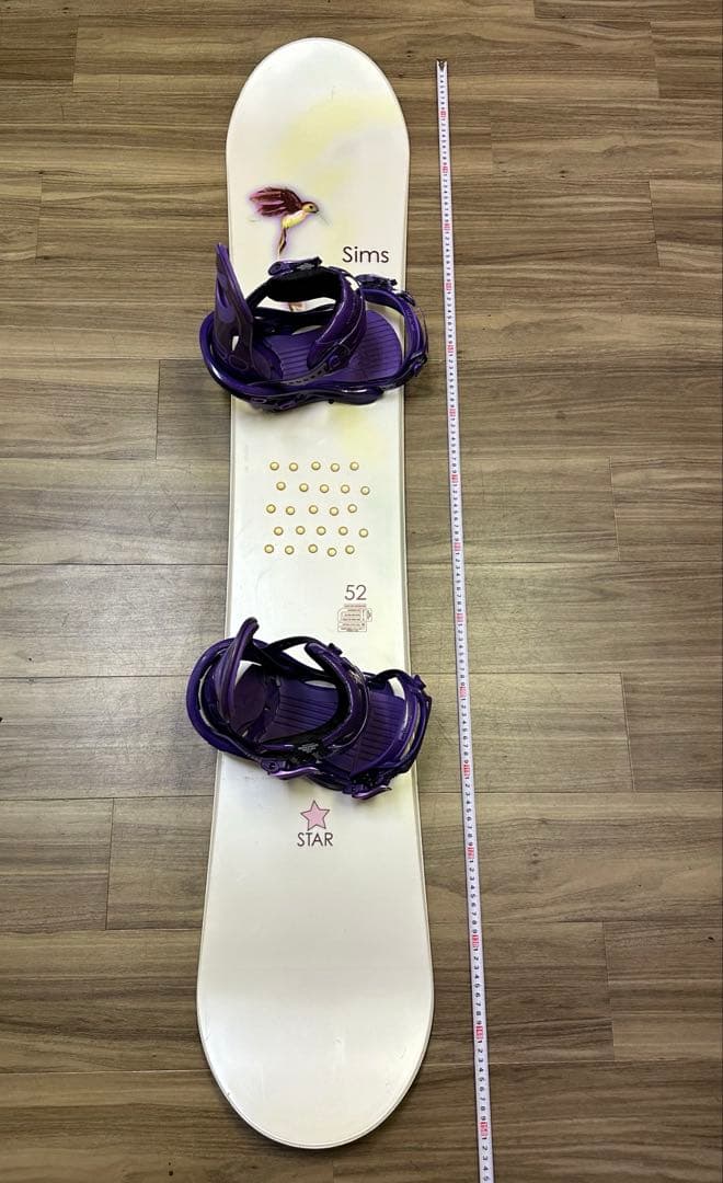 スノーボード SIMS 152cm ビンディングFLUX size Sセット
