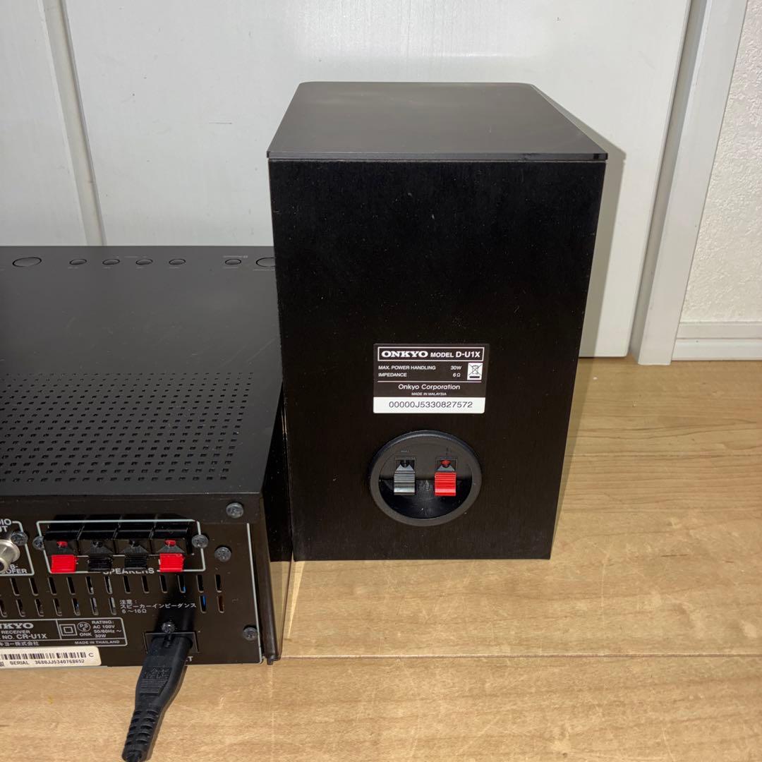 ONKYO CR-U1X CDミニコンポ　コンポ　スピーカー　オンキョー