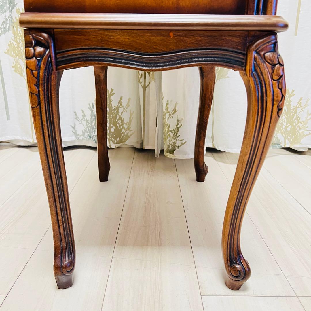 クラウディオ 猫脚 3段チェスト アンティーク イタリア製 大理石 天板