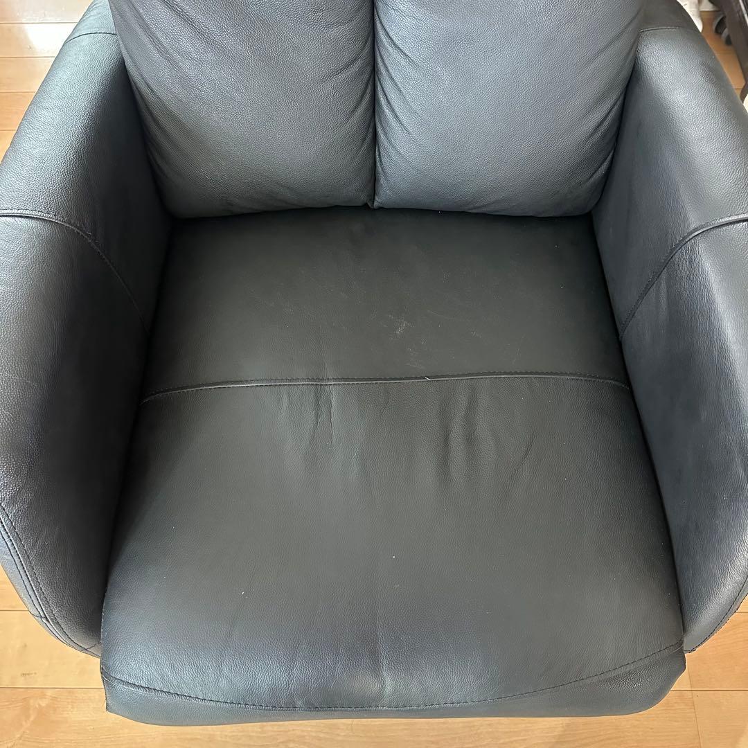 電動リクライニングソファ　コンフェ ニトリ　リクライニングチェア　ブラック