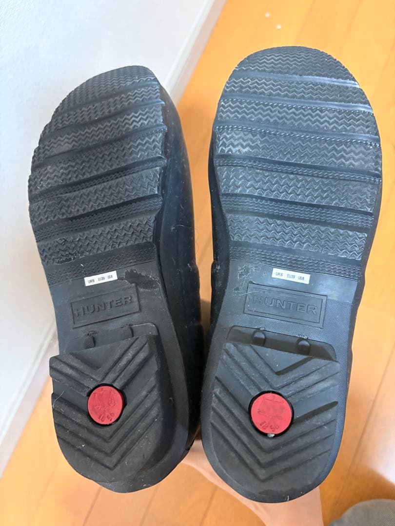 HUNTER ブラック 長靴 UK 6