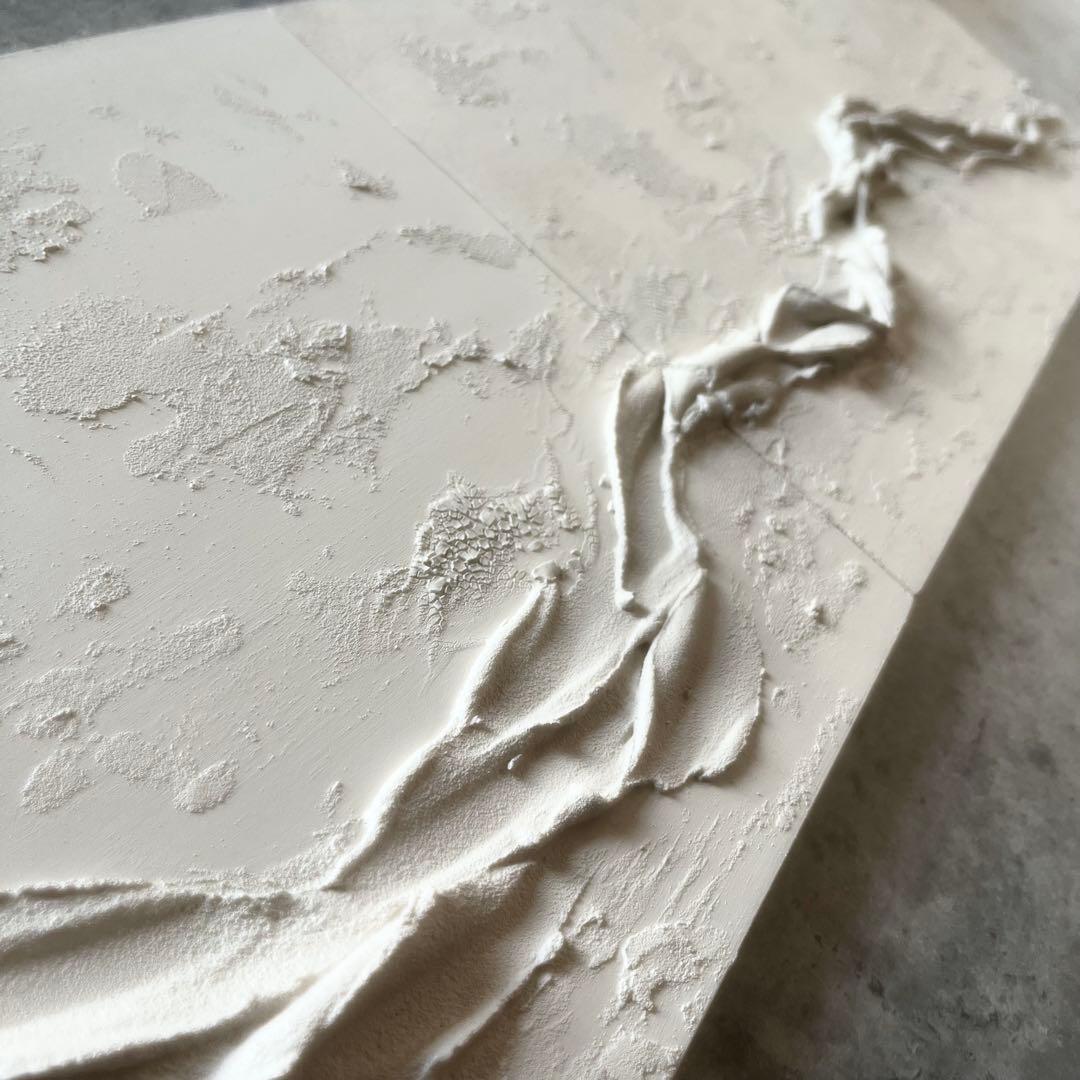 モダンアート　3枚セット　24×24㎝　テクスチャーアート　現代アート　抽象画