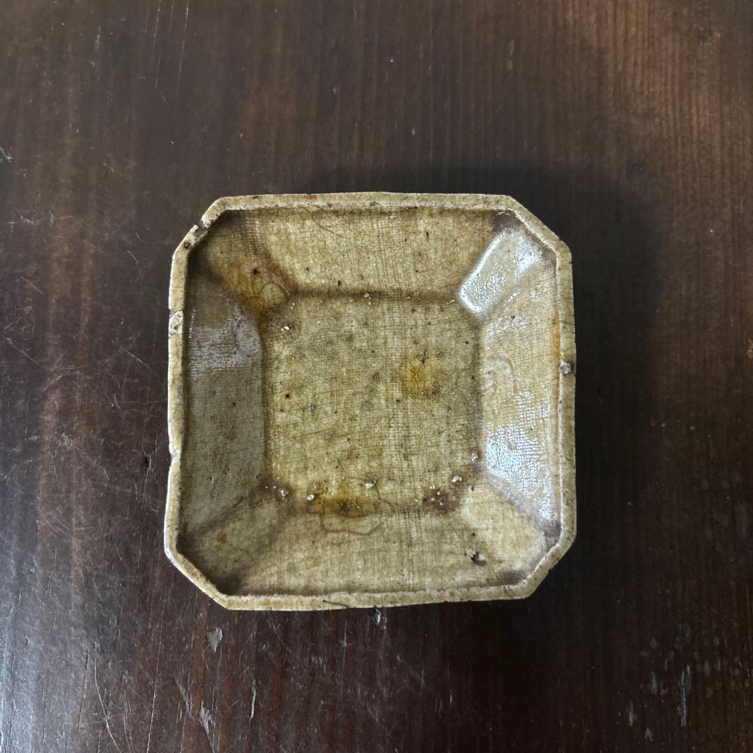 時代黄瀬戸小皿　5点　豆皿　美濃　瀬戸　酒盃　骨董　アンティーク　古道具　李朝