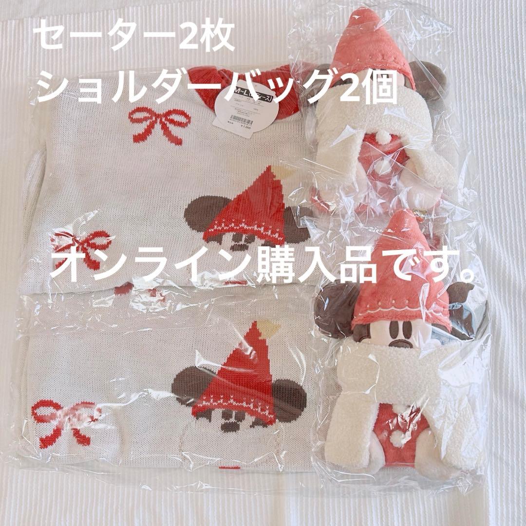 ディズニー　クリスマス　2025 リルリンリン　セーター2 ショルダーバッグ2
