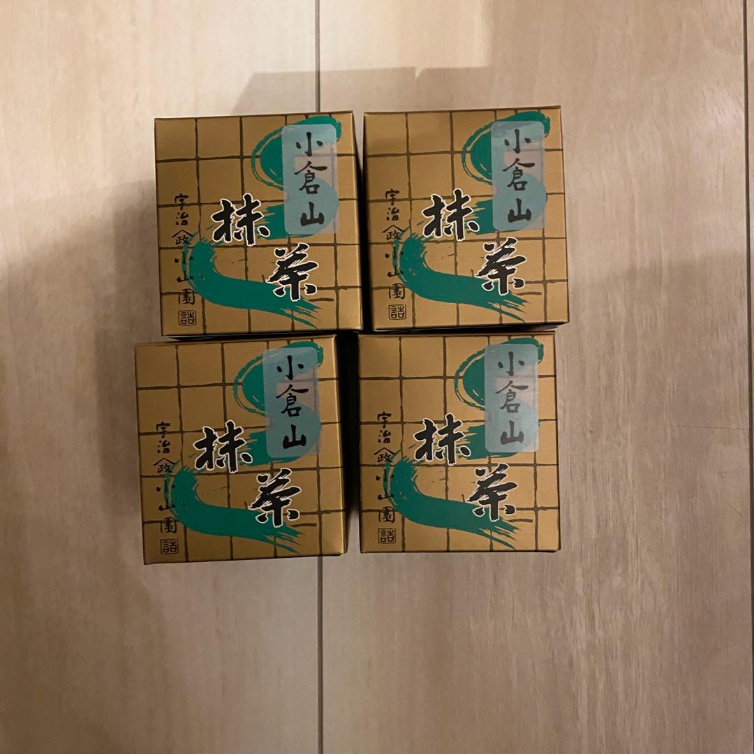 宇治 山政小山園 抹茶 小倉山 箱入 30g 4箱 小山園 ①