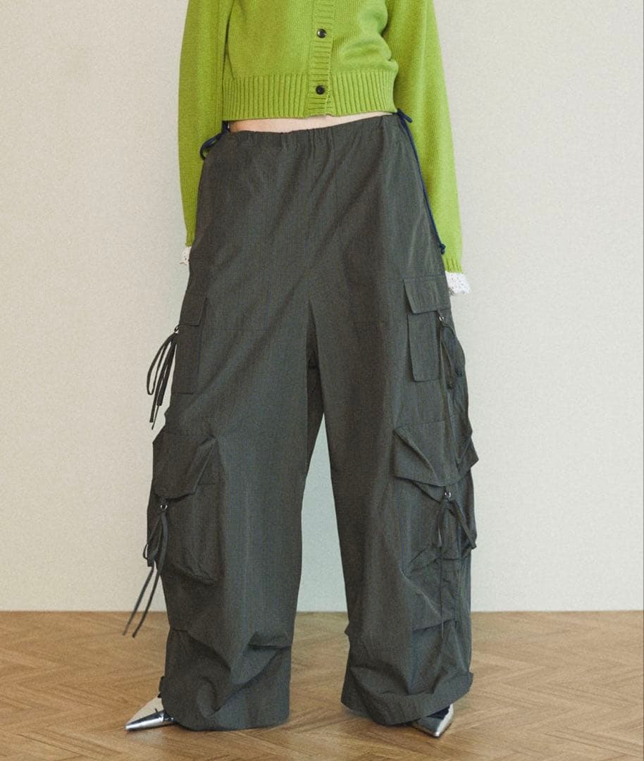 【MAISON SPECIAL/メゾンスペシャル】リボンカーゴパンツ