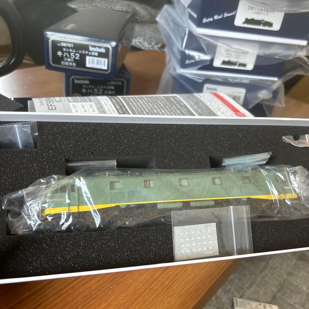 吹*風様 天賞堂 72020 EF58形 電気機関車 小窓 青大将色 HOゲージ