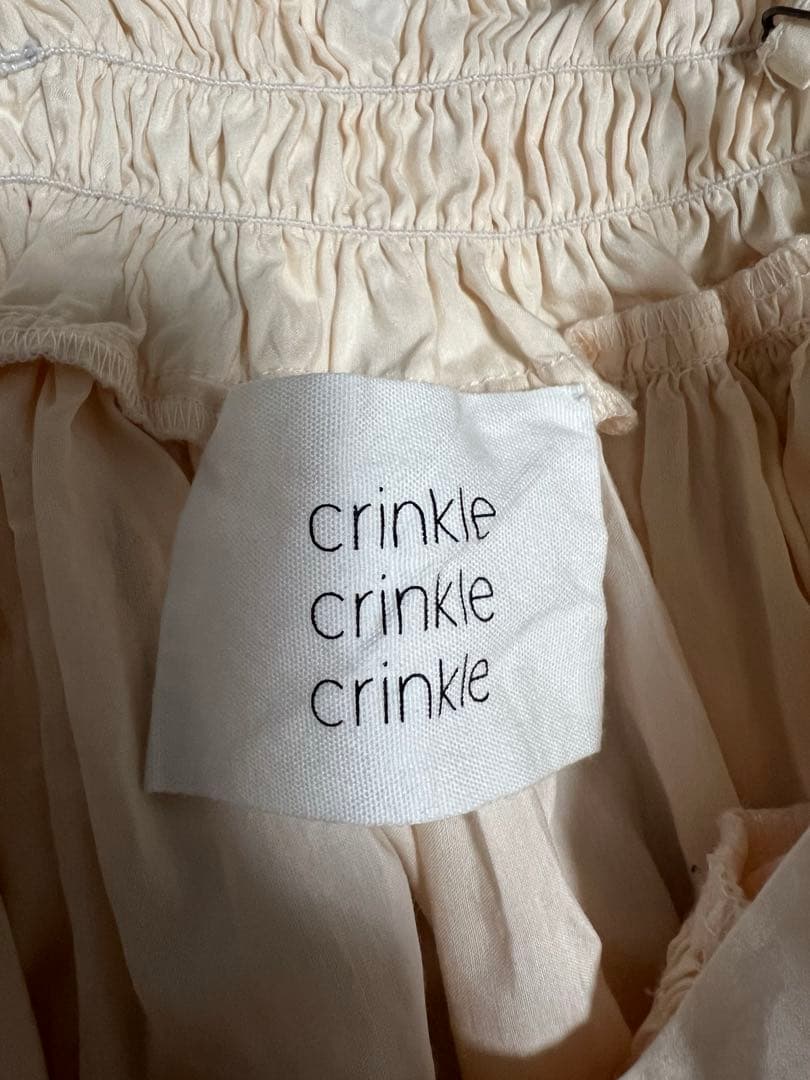 crinkle crinkle crinkle ピンク キャミソール　ブラウス