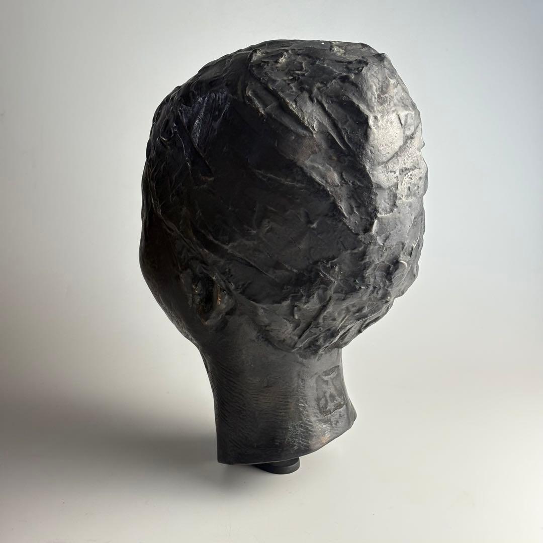 古美術 人物 置物 在銘 女性 ブロンズ オブジェ 銅器