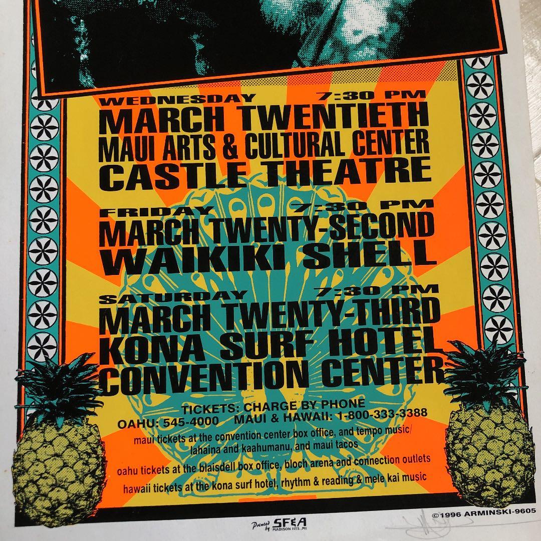 Willie Nelson Leon Russell ポスター ハワイ　レア