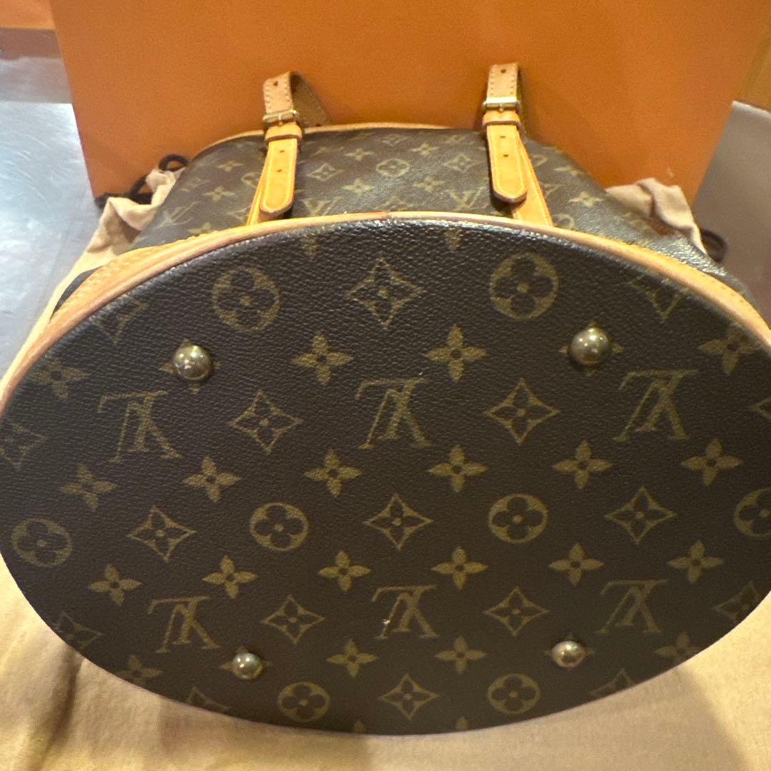 ルイヴィトン モノグラム バケットGM ポーチ付