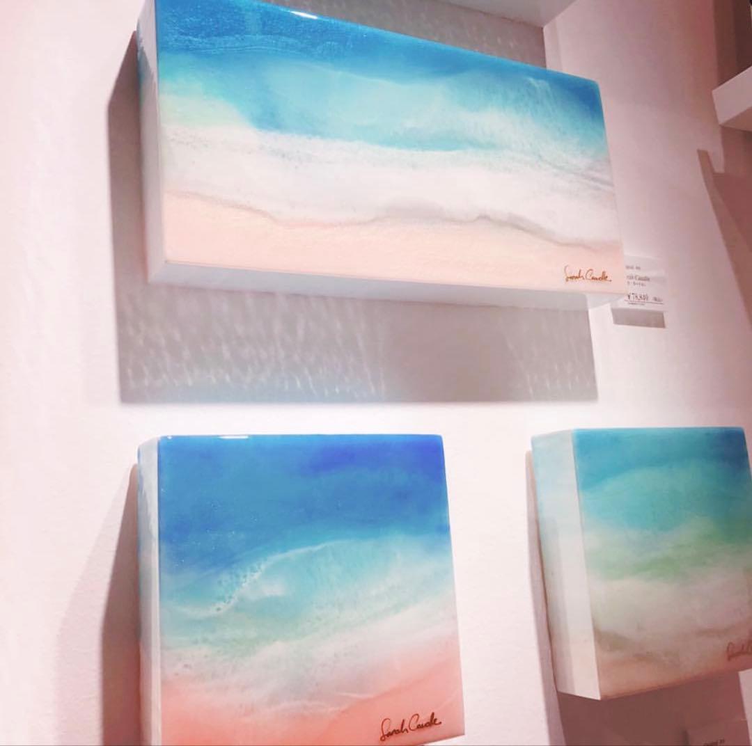 Sarah Candele ビーチ風景 レジンアート