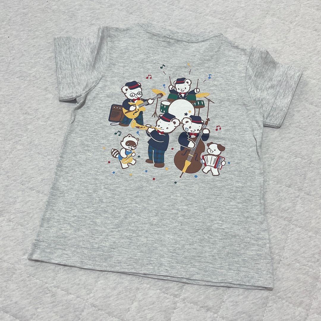 ファミリア　男の子　ファミちゃん　110 半袖　Tシャツ　チェック　バースデー