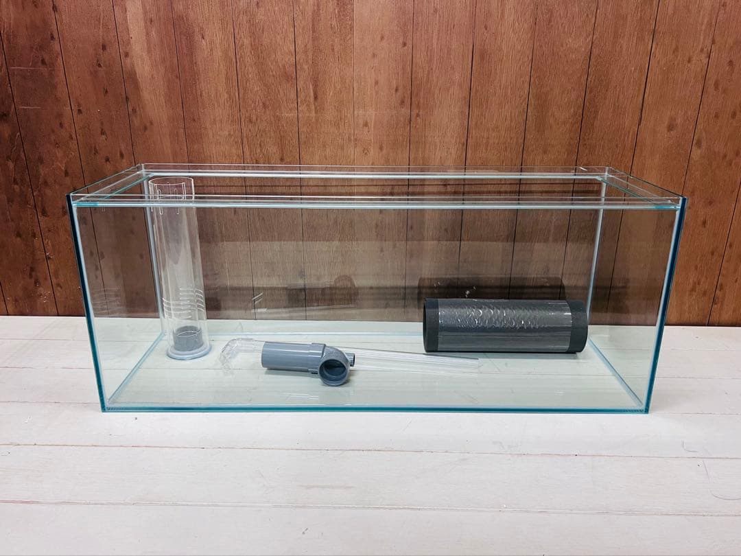 1台限定　特注仕様　900×300×360㎜ オールガラスオーバーフロー水槽